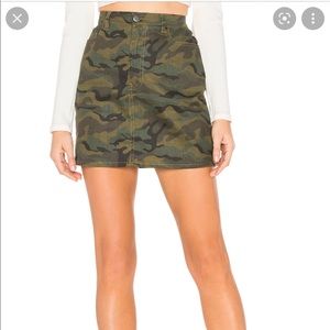 Revolve superdown camo skirt size XL